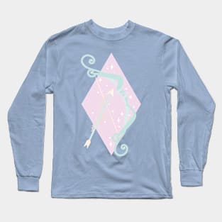 Sagittarius Bow and Arrow (Pastel) Long Sleeve T-Shirt